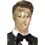 Deluxe Metal Filigree Phantom Mask