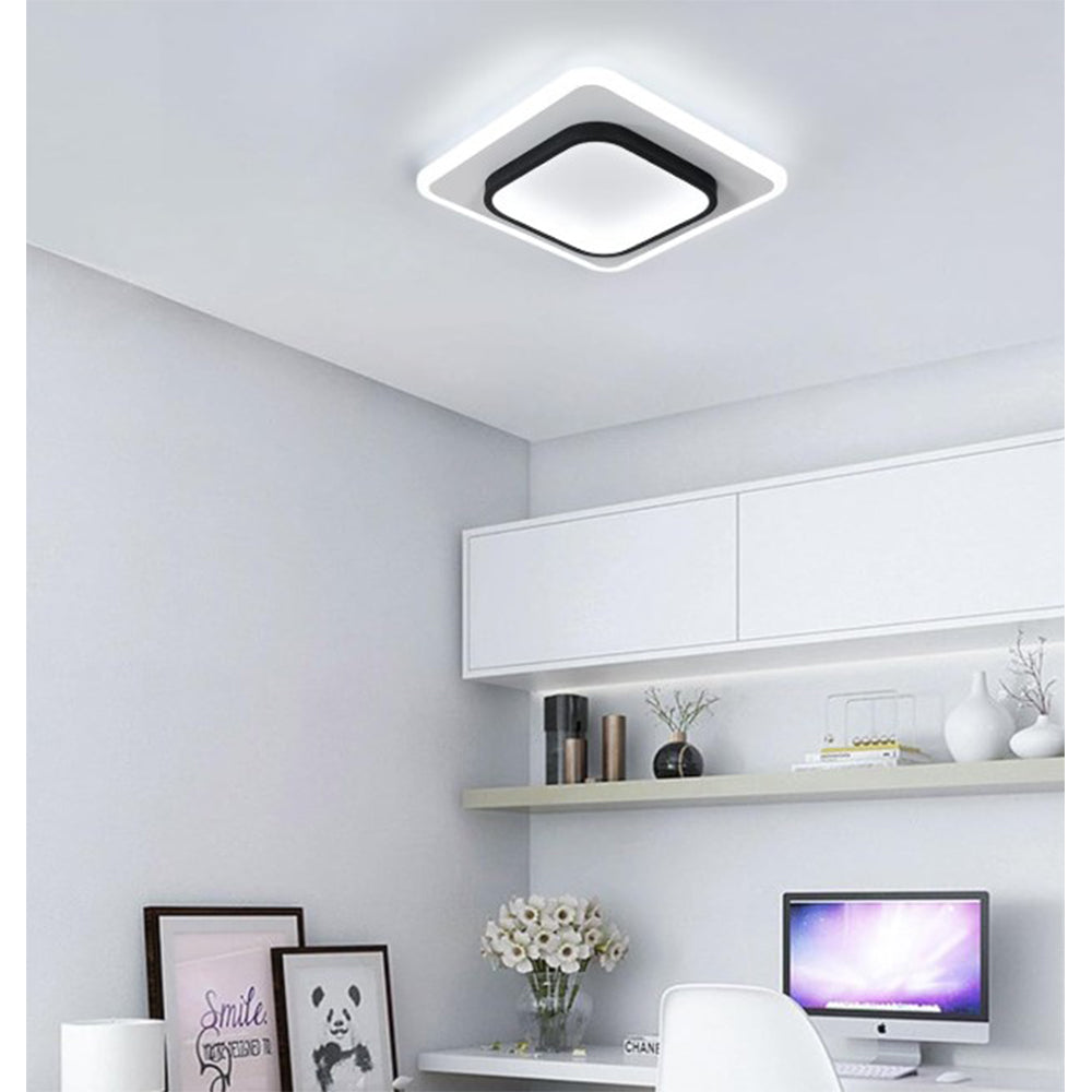 Bath Plus TB+ Modern Square Led Flush Mount Ceiling Light