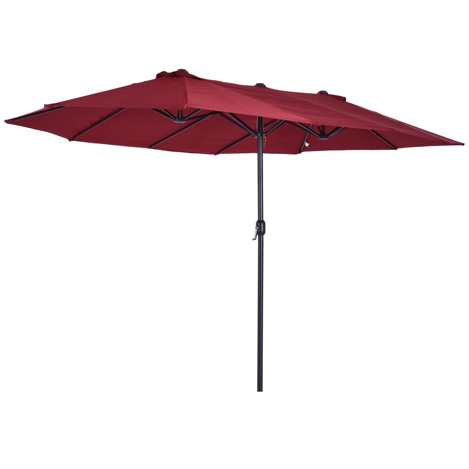 4.6m Double-sided Sun Umbrella | Red