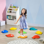 Kids Fish Stepping Stones, 6/9 Pcs Balance Stepping Stones For Sensory | Large | Multi Colour