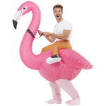 Inflatable Ride Em Flamingo Costume