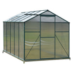 Aluminium Hobby Greenhouse With Base And Openable Window | Large | Clear