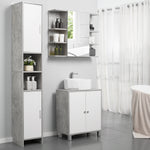 Bathroom Cabinet Cupboard Shelving Storage Unit W/ Doors
