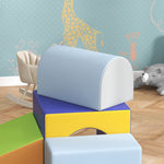 4-piece Soft Play Set, Baby Foam Block Toy Toddler 1-3 Years | Blue