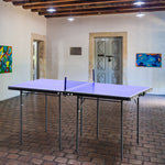 5ft Folding Mini Ping Pong Set With Net | Blue