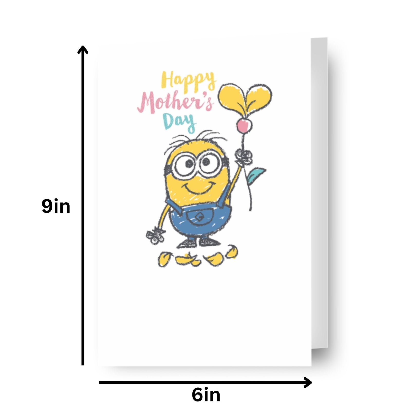 Minions Generic Cartoon Mother's Day Card Official Product