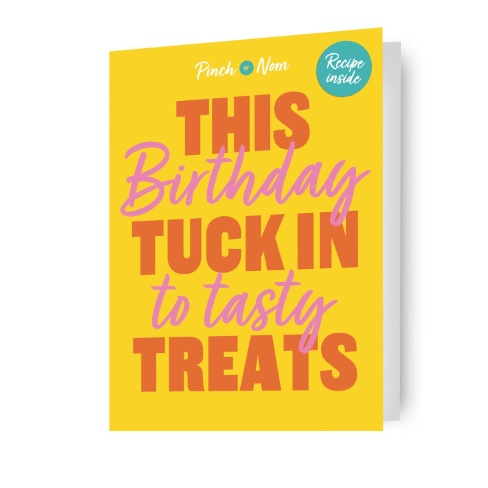 Birthday Card Featuring A Recipe For Chocolate Peanut Butter Bars Official Product