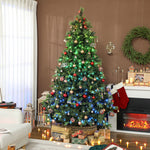7.5ft Christmas Tree With Colourful Diy Leds, Remote, Carolina Pine