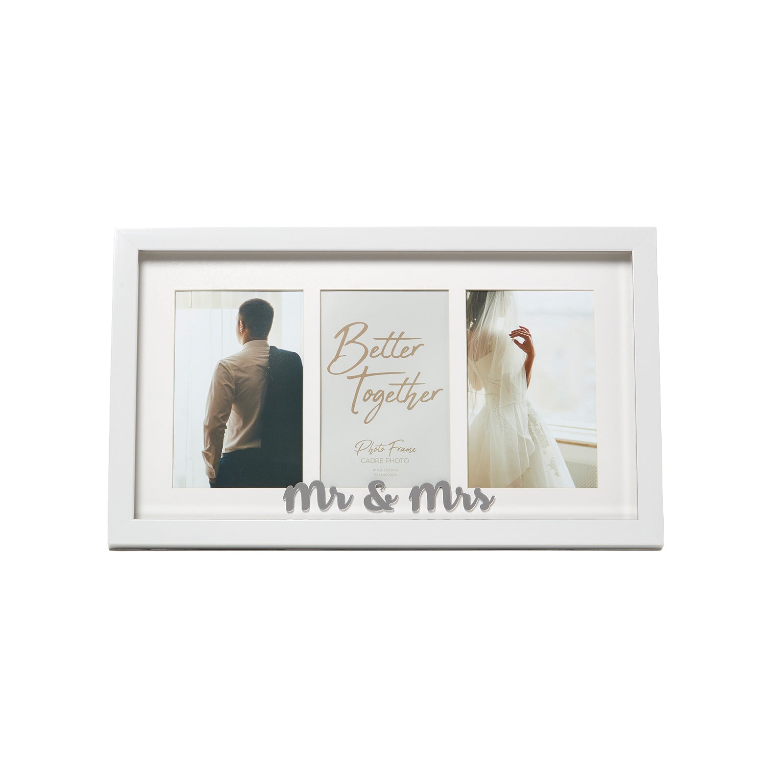 HOMESCAPES Better Together Triple Wedding Frame