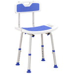 Shower Stool For Elderly Disabled Adjustable Shower Stool | One Size | Blue