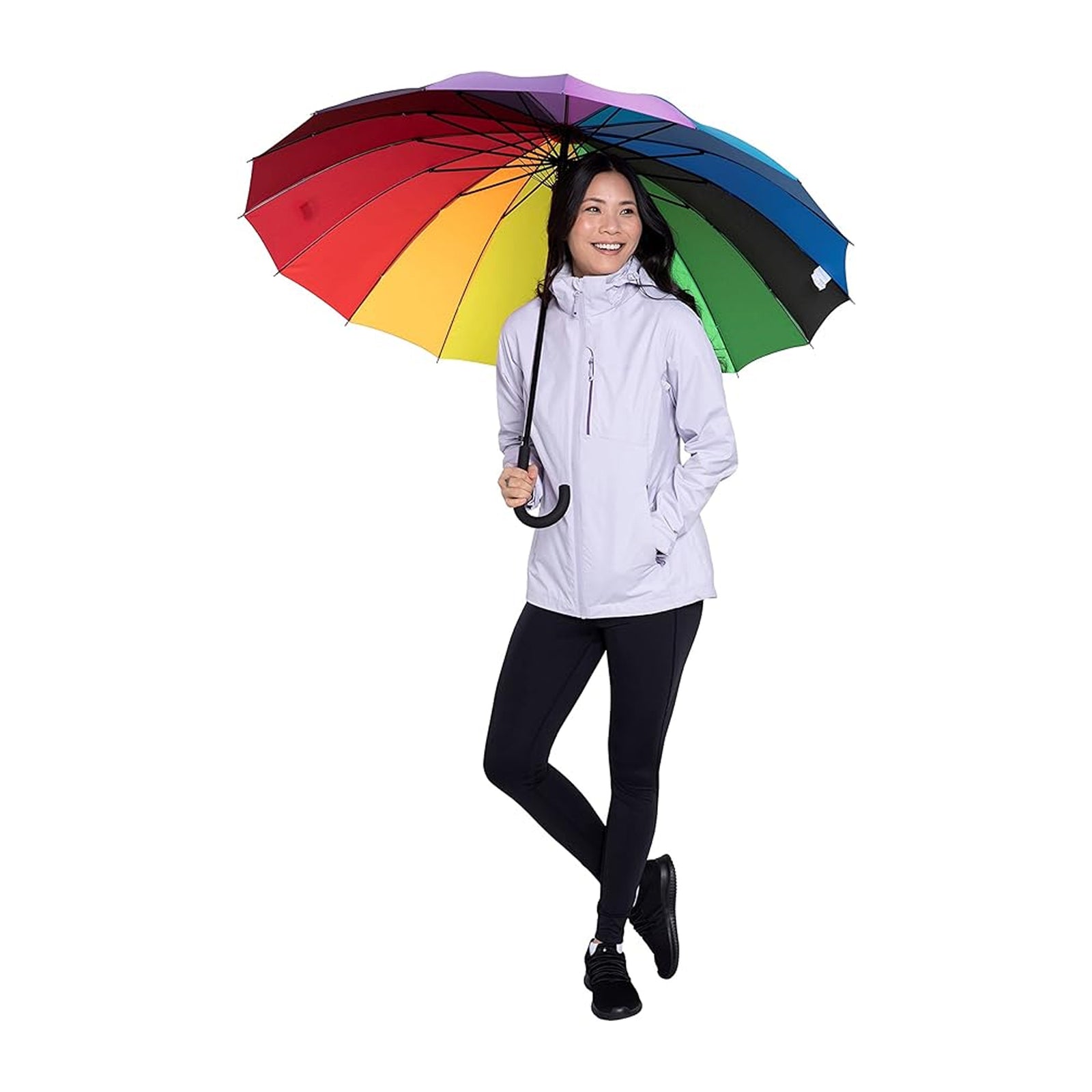 Rainbow Stick Umbrella | Large | Multi Colour