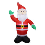 2.4m H Christmas Inflatable Outdoor Decorations With Led Lights