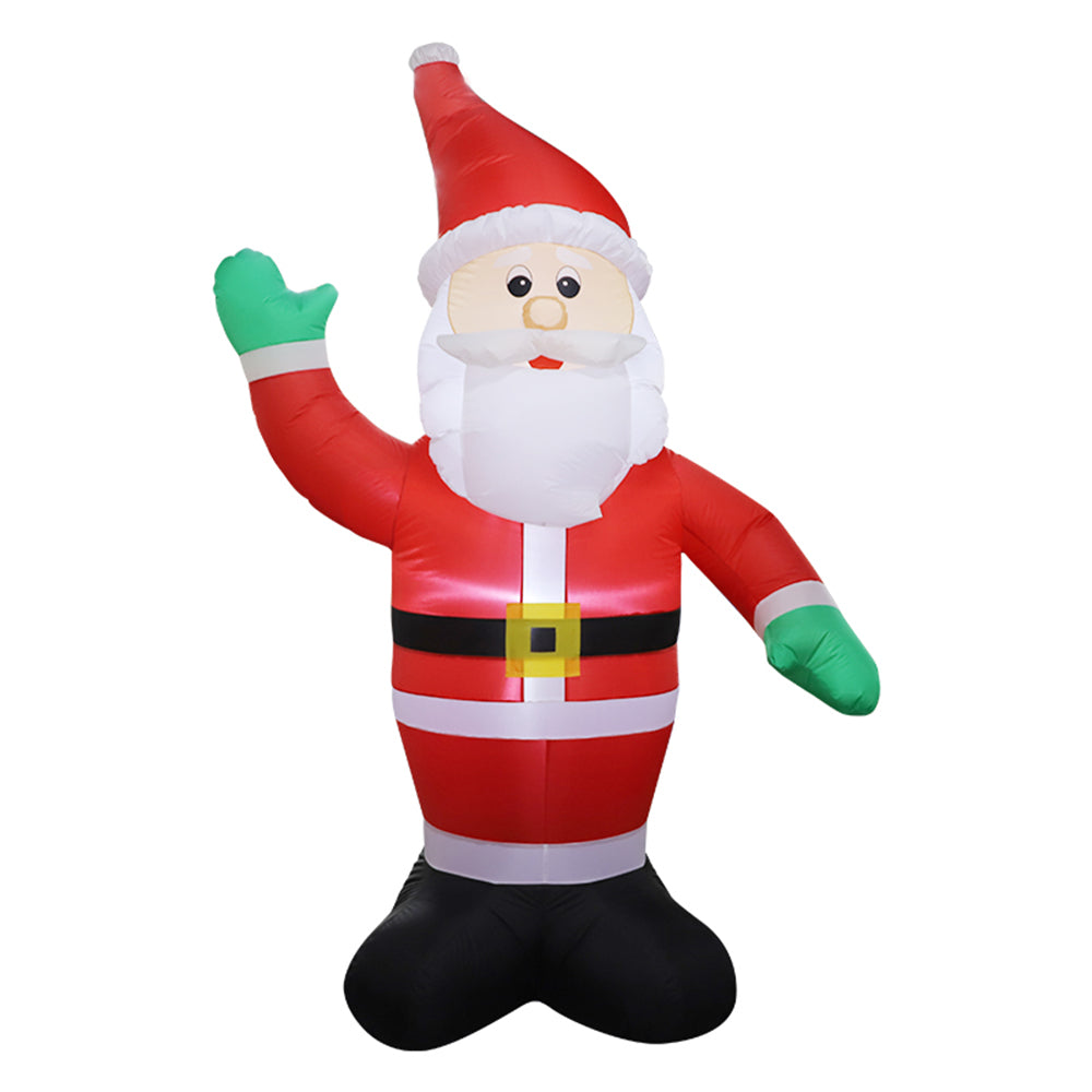 2.4m H Christmas Inflatable Outdoor Decorations With Led Lights