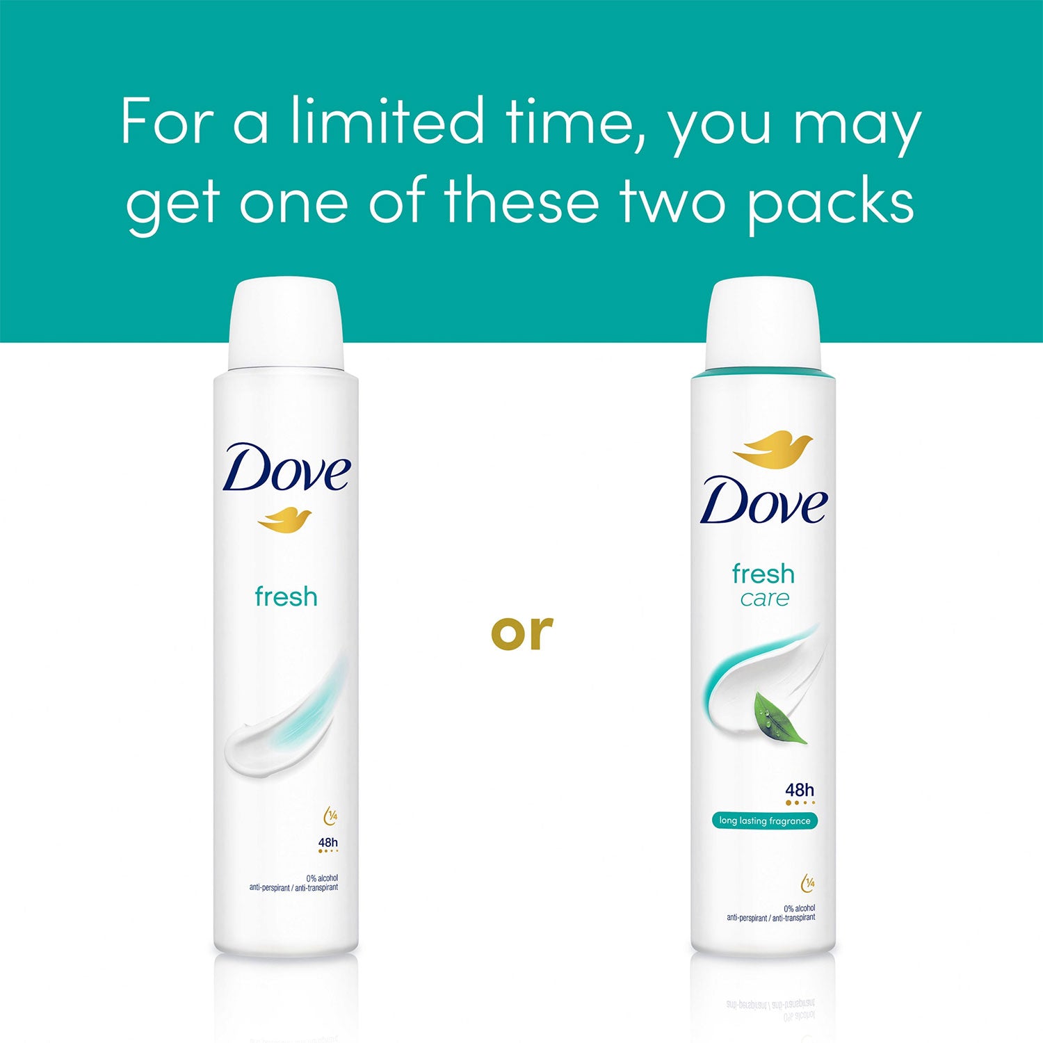 Fresh Anti-perspirant With 48h Sweat Protection Deo For Women 200ml, 3 Pack