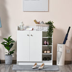 Shoe Storage Cabinet Footwear Rack Stand Adjustable Shelves