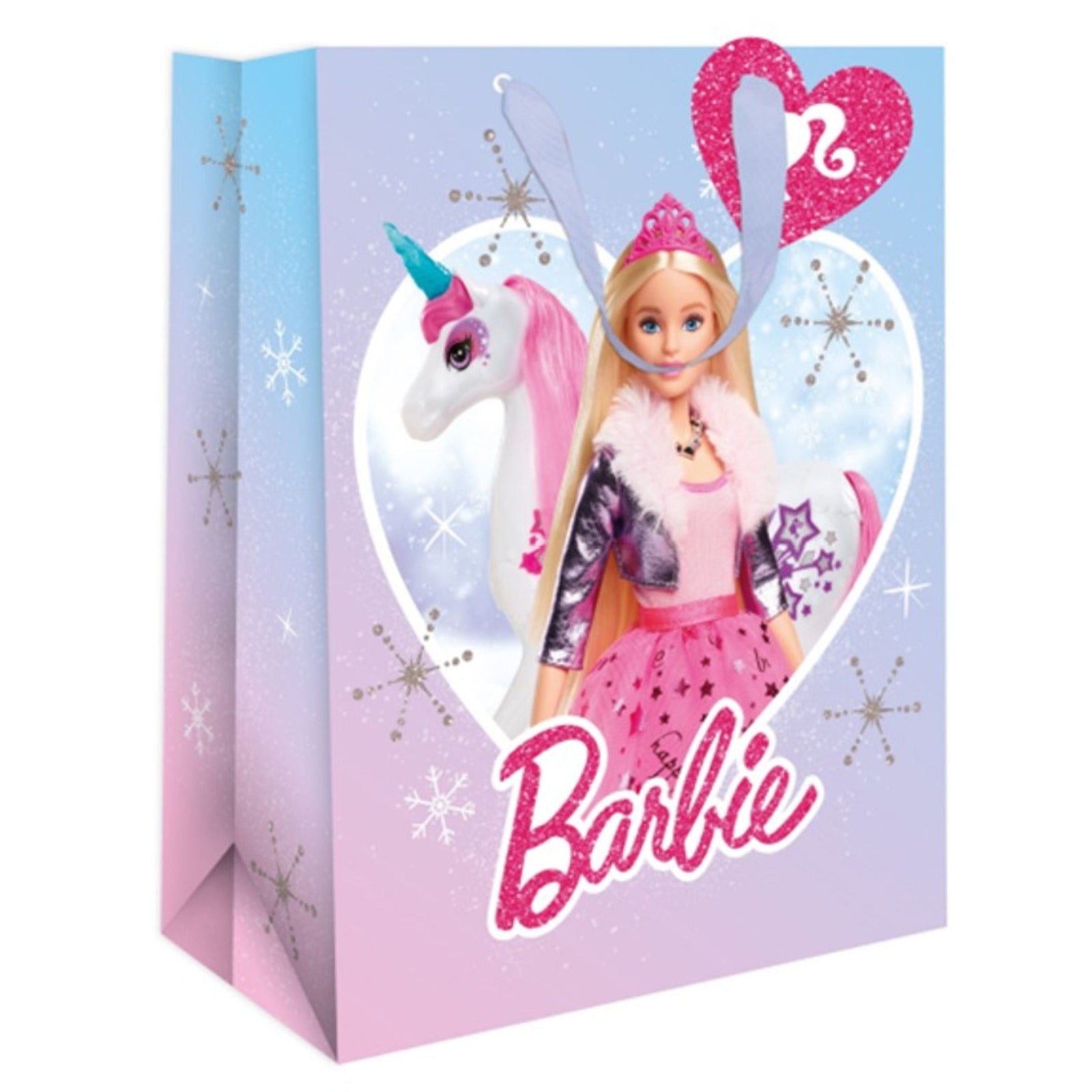Barbie Christmas Medium Gift Bag Official Product