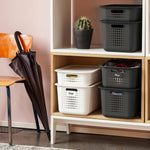 Lightweight & Durable Basket Recycled 15 Storage Box,10l,black