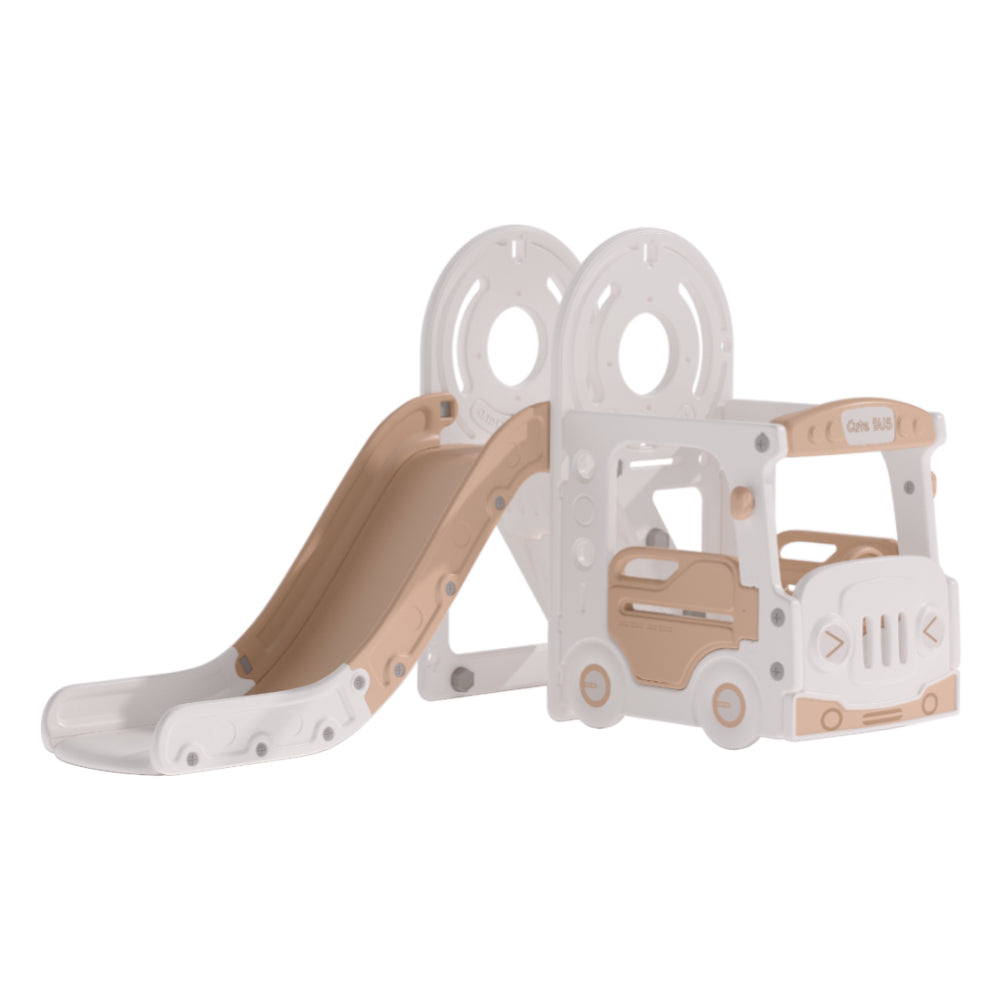 Kids Toddler Slide And Climber Playset With Basketball Hoop Indoor/outdoor Playground Set For Boys & Girls Ages 1-4