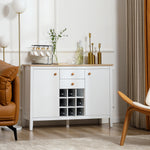 Sideborad With Wine Rack, Buffet Cabinet For Living Room