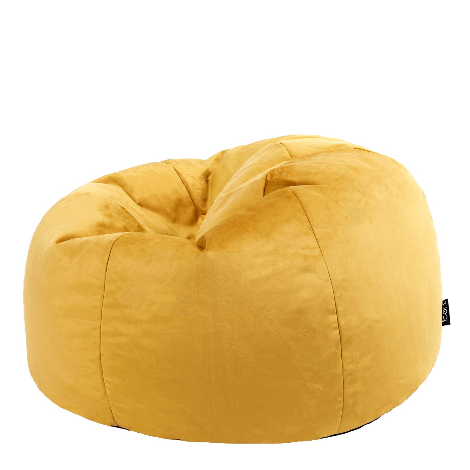 Aurora Velvet Bean Bag | Yellow