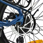 Virum Step 2026 - Folding Ultra-light E-bike 36V 10Ah - Sapphire Blue