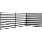 Camping Windbreak Beach Wind Shield Shelter With Carry Bag | Gray