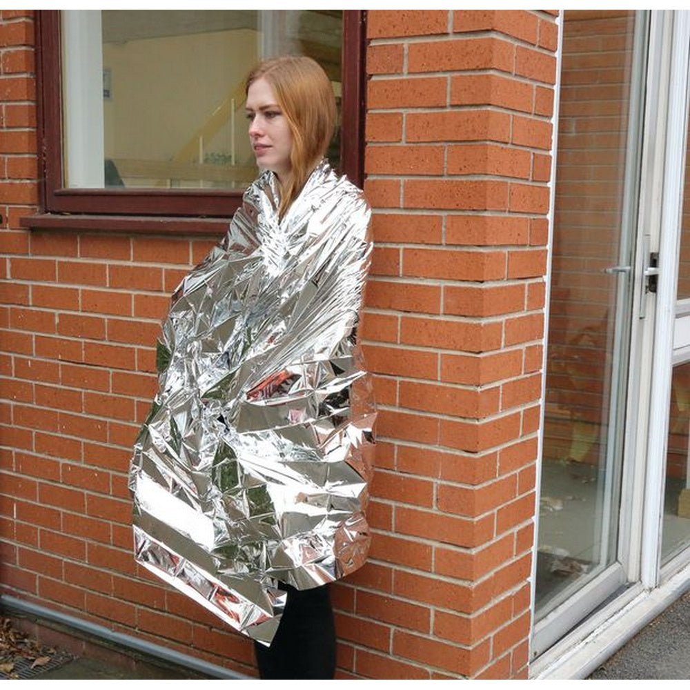 Reflective Thermal Emergency Blanket | One Size | Silver