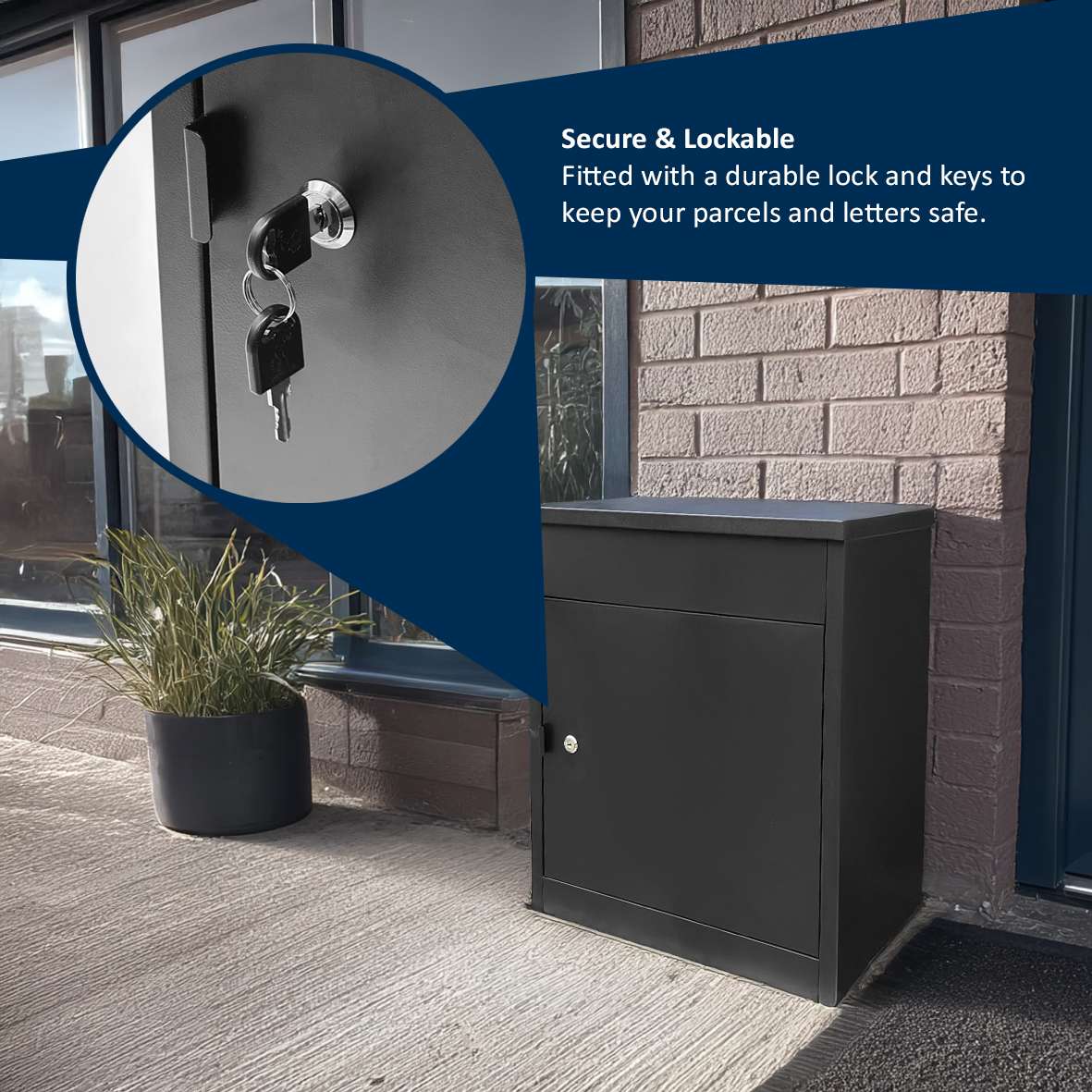 Wall/floor Mounted Parcel Box