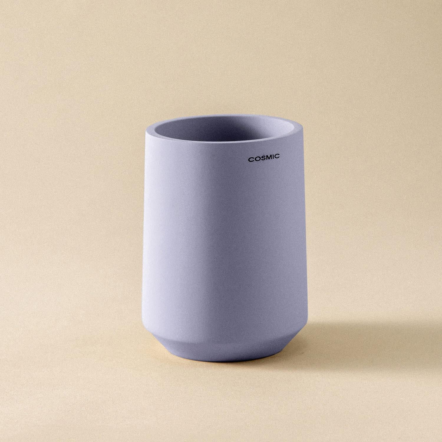 Toothbrush Holder Big & Durable Polyresin Saona Collection | Lavender