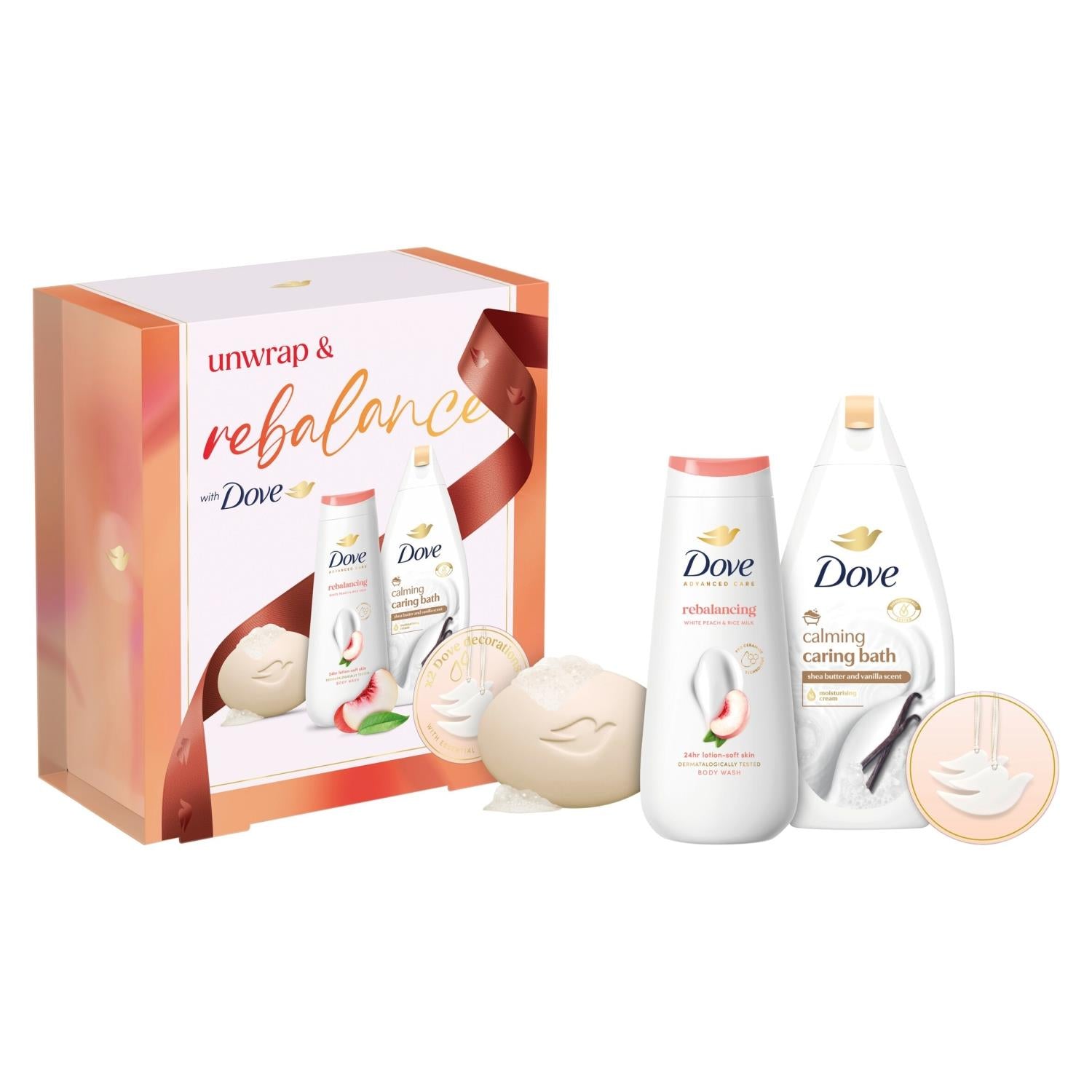 DOVE Restore & Rebalance Gift Set, 3 Full-size Products