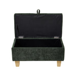 Breeins Chenille Upholstered Storage Ottoman