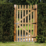90cm W X 90/150/180cm H Garden Wood Fence Gate With Latch | 180cm