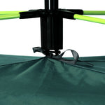 2 Man Pop-up Beach Tent Sun Shade Shelter Hut W/windows,door | Green