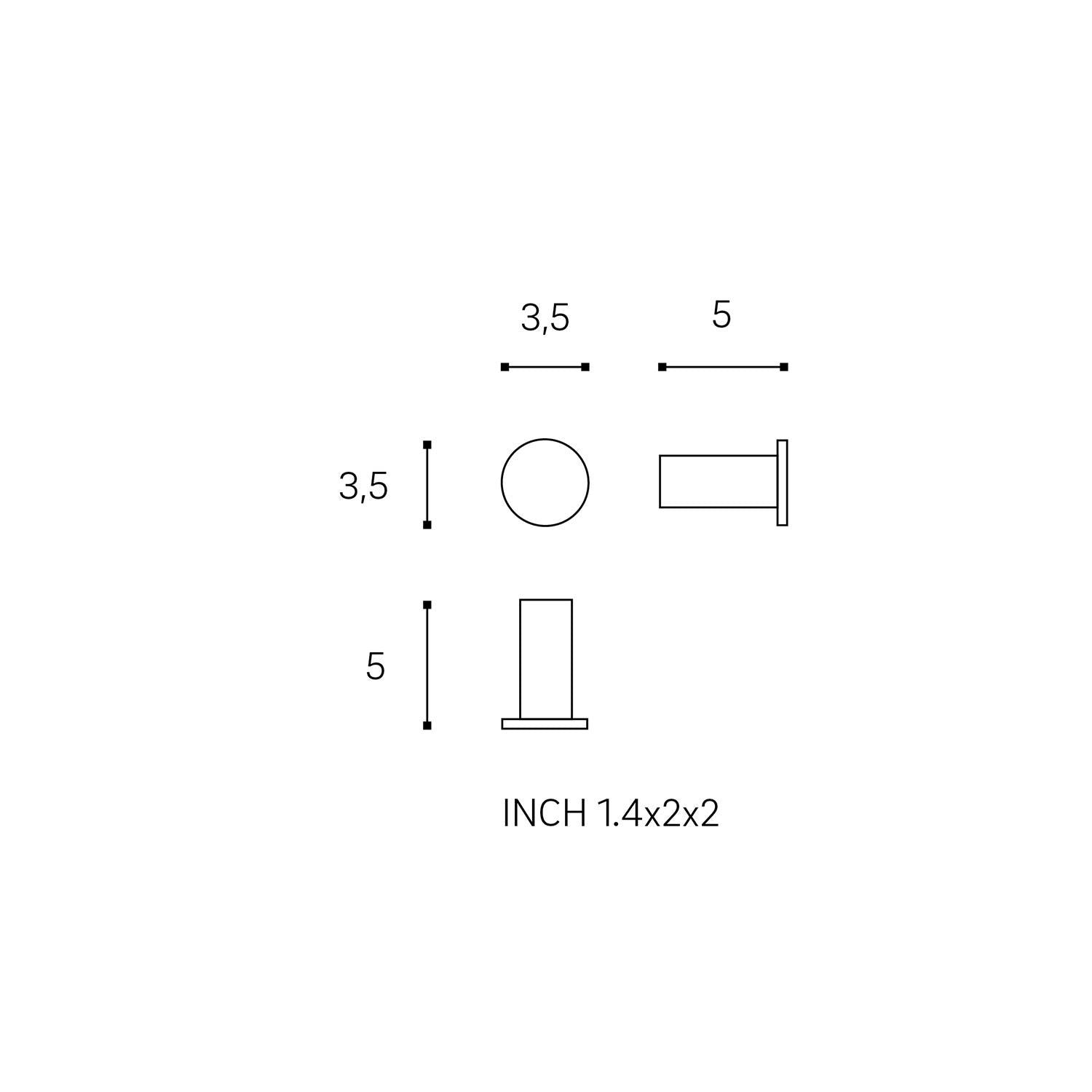 Towel Hook, Robe Hook, Coat Hook, Brushed Copper,architect S+ Collection