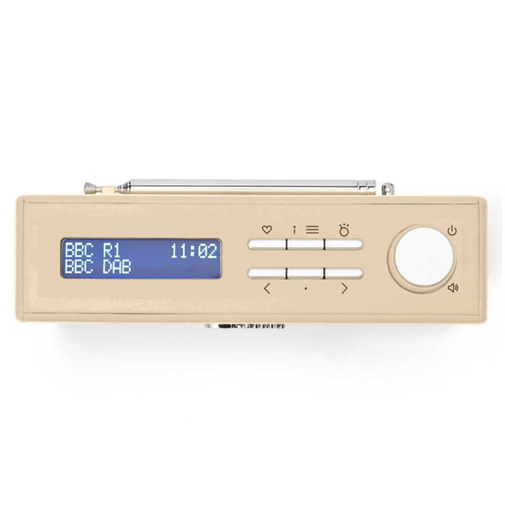 Roberts Rambler Mini Fm/dab/dab+ Digital Radio, Bluetooth & Built-in Rechargeable Battery | Cream