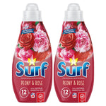 Laundry Washing Liquid Detergent Peony & Rose 1.30 Litre, 48 Washes, 2pk