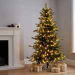 Breeins 6ft/180cm Sectional Artificial Christmas Tree Festive Decor With Lighting