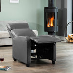 Henderson Manual Push Back Recliner Armchair | Gray