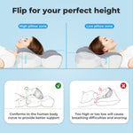 Lavio Ergonomic Horn Pillow For Neck Shoulder Pain Relief Side Sleeper Support