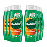 Shower Gel Feel Refreshed With Eucalyptus & Citrus Scent - 450 Ml, 6pk | 6 | Green