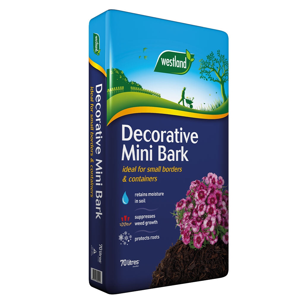 Decorative Mini Bark 48 X 70l Bags (3360 L Total) 8-20mm Mini Chips