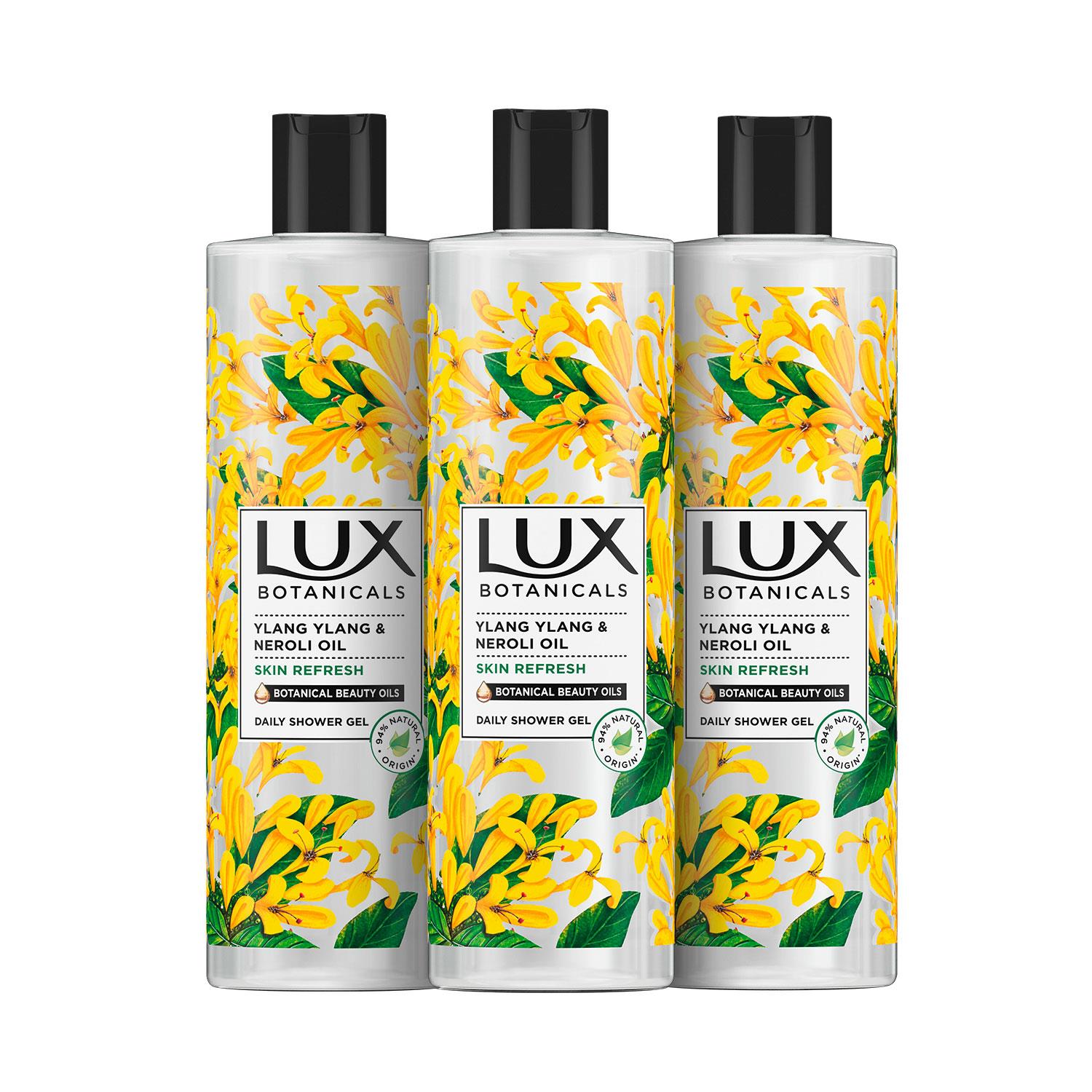 Shower Gel Ylang Ylang & Neroli Oil, 3x 500ml