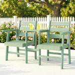 Garden Loveseat, Embossed Wood Jack And Jill Garden Seat | Green