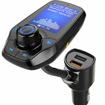 Wirelessmultifunctional Bluetooth Car Fm Transmitter With Dual Usb Port