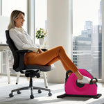 Mini Exercise Bike Portable Pedal Exerciser For Legs | Pink