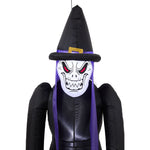 Breeins 182cm Blow-up Halloween Scary Witch Inflatable Decoration With Built-in Led Lights