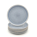 Reactive Ash Blue Glaze Dinnerware Dinner Plate Set 26.5cm | Set of 4 | Blue