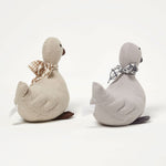 HOMESCAPES Weighted Duck Fabric Doorstop Pair