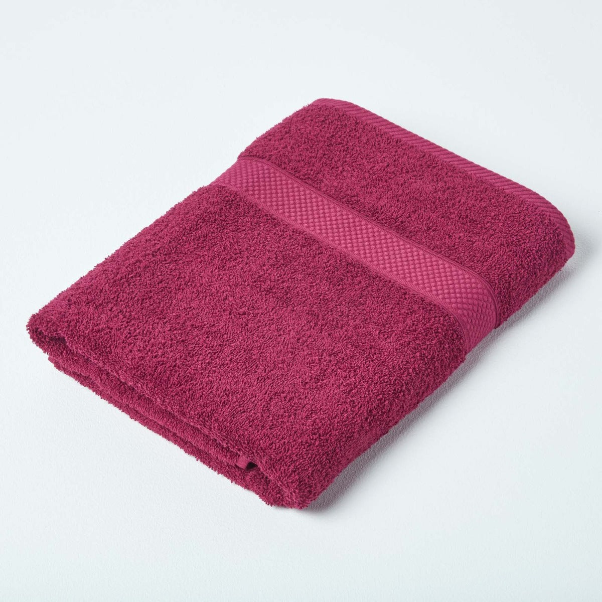 Turkish Cotton 500gsm Towel | Bath Towel | Burgundy