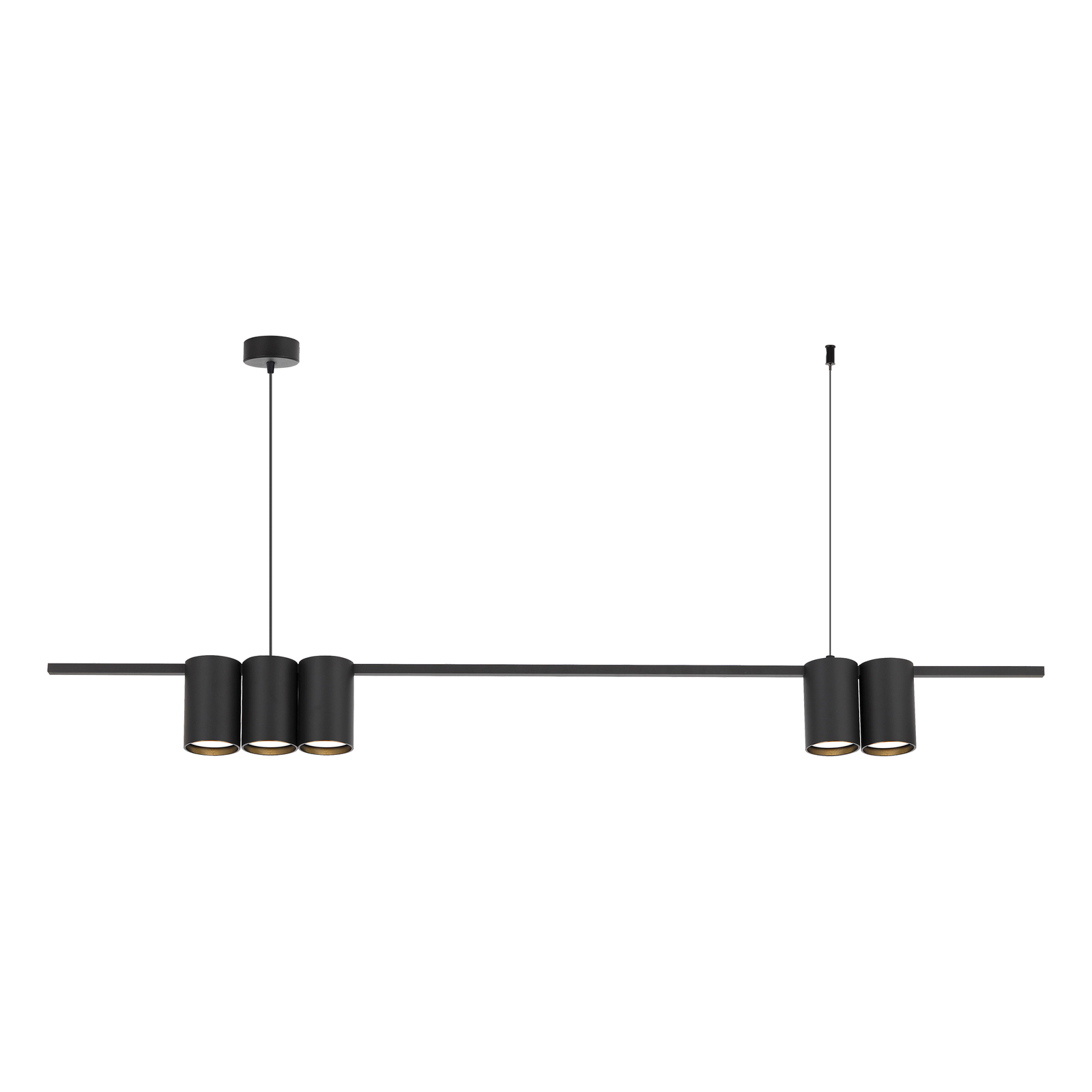 Pendant Light (strip) Genesis 5xgu10 | Black